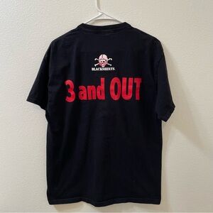Blackshirts Three and out shirt black xl